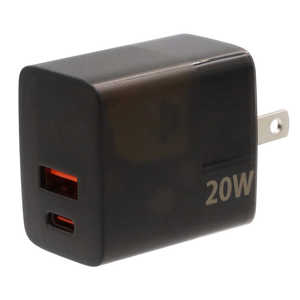 PROTOSTAR PD対応USB-A Type-C 2口ACアダプター ACPDCA20BK PROTOSTAR PD対応USB-A Type-C 2口ACアダプター ACPDCA20BK