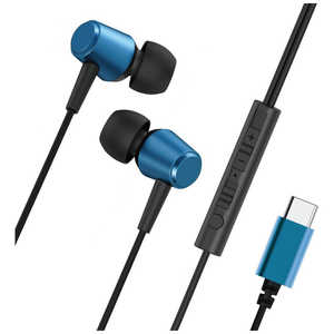 AXELTECH ミュート機能付きType-Cイヤホン AXHPMC01BL AXELTECH ミュート機能付きType-Cイヤホン AXHPMC01BL