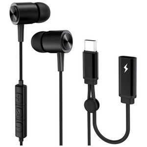 AXELTECH 充電しながら使えるType-Cイヤホン AXHPCC01BK AXELTECH 充電しながら使えるType-Cイヤホン AXHPCC01BK