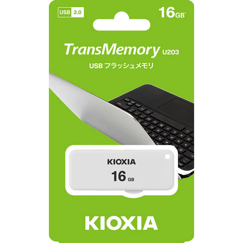 KIOXIA キオクシア KIOXIA キオクシア USBフラッシュメモリー [16GB /USB2.0 /USB TypeA /スライド式] KUS-2A016GW KIOXIA KUS-2A016GW KIOXIA