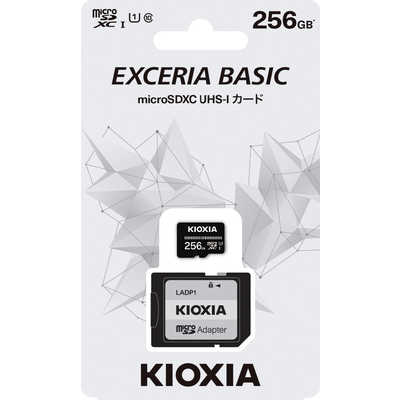 KIOXIA キオクシア microSDXCカード EXCERIA BASIC (Class10/256GB