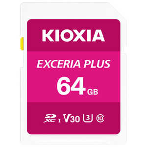 KIOXIA  SDXC EXCERIA PLUS (Class10 /64GB) KSDH-A064G