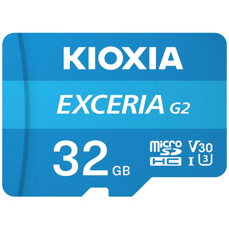 KIOXIA キオクシア KIOXIA キオクシア メモリーカード microSDXC/SDHC UHS-1 32GB R100/W50 [Class10 /32GB] KMU-B032G KMU-B032G