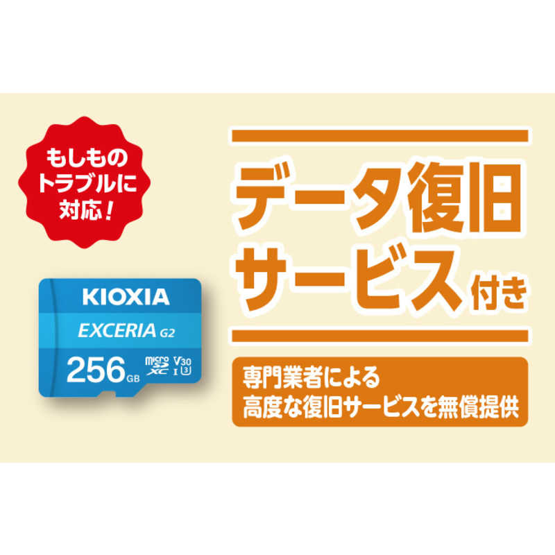 KIOXIA キオクシア KIOXIA キオクシア microSDXCカード EXCERIA (Class10/256GB) KMU-B256GBK KMU-B256GBK