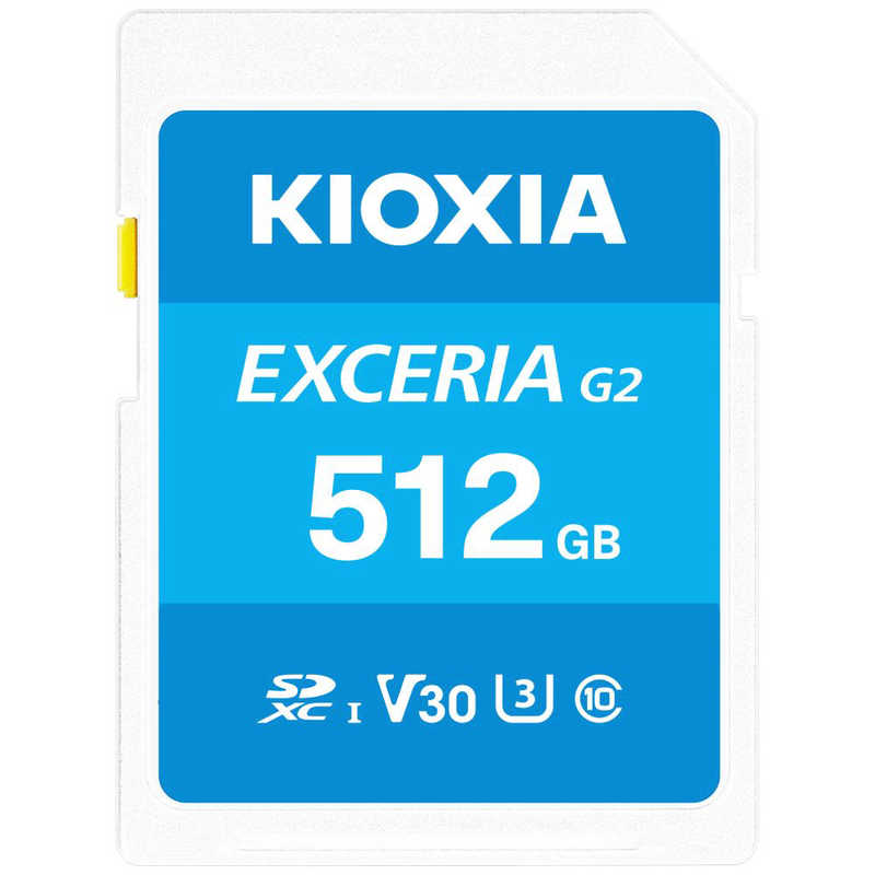 KIOXIA キオクシア KIOXIA キオクシア SDXCカード EXCERIA データ復旧サービス付き (Class10/512GB) KSDU-B512GBK KSDU-B512GBK