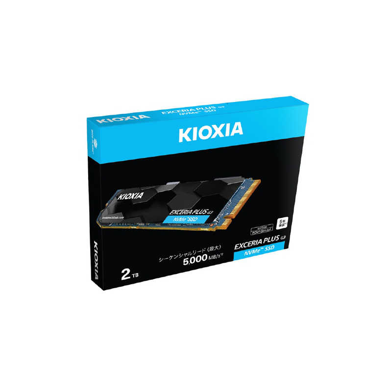 KIOXIA キオクシア KIOXIA キオクシア 内蔵SSD PCI-Express接続 EXCERIA PLUS G3 NVMe「バルク品」 SSD-CK1.0N4PLG3J SSD-CK1.0N4PLG3J