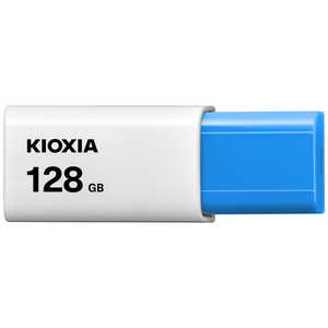 KIOXIA  USBե奷꡼ 128GB /USB TypeA /USB3.2 /Υå 饤ȥ֥롼 KUN-3A128GLB