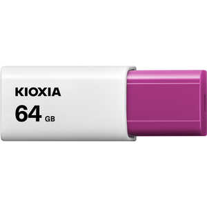 KIOXIA キオクシア USBフラュシュメモリー  ［32GB /USB TypeA /USB3.2 /ノック式］ マゼンタ KUN-3A064GR