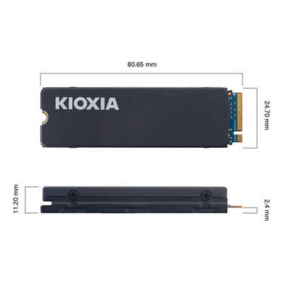 【新品未使用】キオクシア ヒートシンク付き内蔵SSD　SSD-CK1.0N4HS キオクシア KIOXIA SSDCKN4HSJシリーズ SSD-CK1.0N4HS/Jを検証レビュー