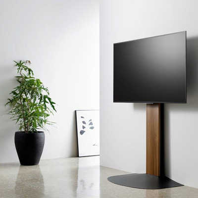 朝日木材 40～77インチ対応 壁寄せスタンド Swing (壁寄せ・ハイタイプ