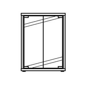ADK SCシリーズ用ガラス扉(クリア) 2枚セット Scala Series OPTGL4060 ADK SCシリーズ用ガラス扉(クリア) 2枚セット Scala Series OPTGL4060