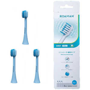 ウェルビーイングテクノロジー ROAMAN ブラシヘッド SN01 敏感ブラシ ブルー SN01B ウェルビーイングテクノロジー ROAMAN ブラシヘッド SN01 敏感ブラシ ブルー SN01B