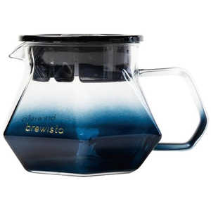 ブリューイスタ Brewista 400ml Glass Server Blue Blue 950447