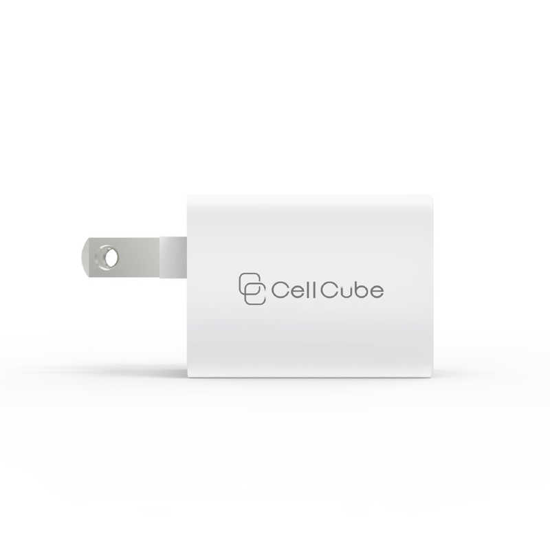 ファンマックスジャパン ファンマックスジャパン Cell Cube (セルキューブ)折り畳み式プラグAC充電器(12W)USB-Aポート×2 ホワイト (2ポート) CC-AC02-WH CC-AC02-WH