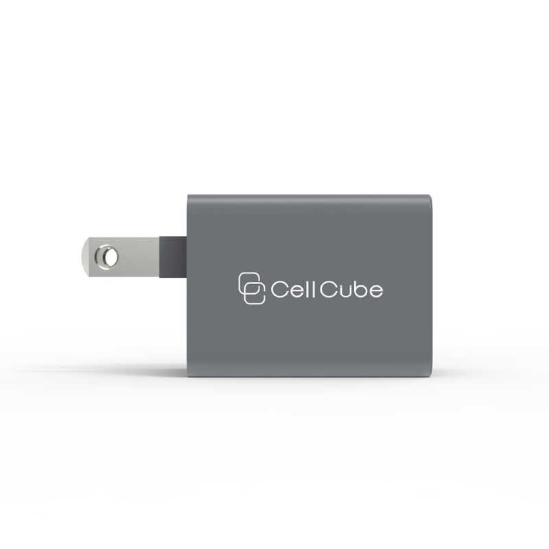 ファンマックスジャパン ファンマックスジャパン Cell Cube (セルキューブ)折り畳み式プラグAC充電器(12W)USB-Aポート×2 墨 (2ポート) CC-AC02-CB CC-AC02-CB