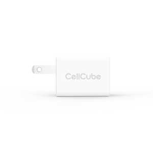 ファンマックスジャパン Cell Cueb(セルキューブ)折り畳み式プラグAC充電器(12W)USB-Aポート×2 AC12WY
