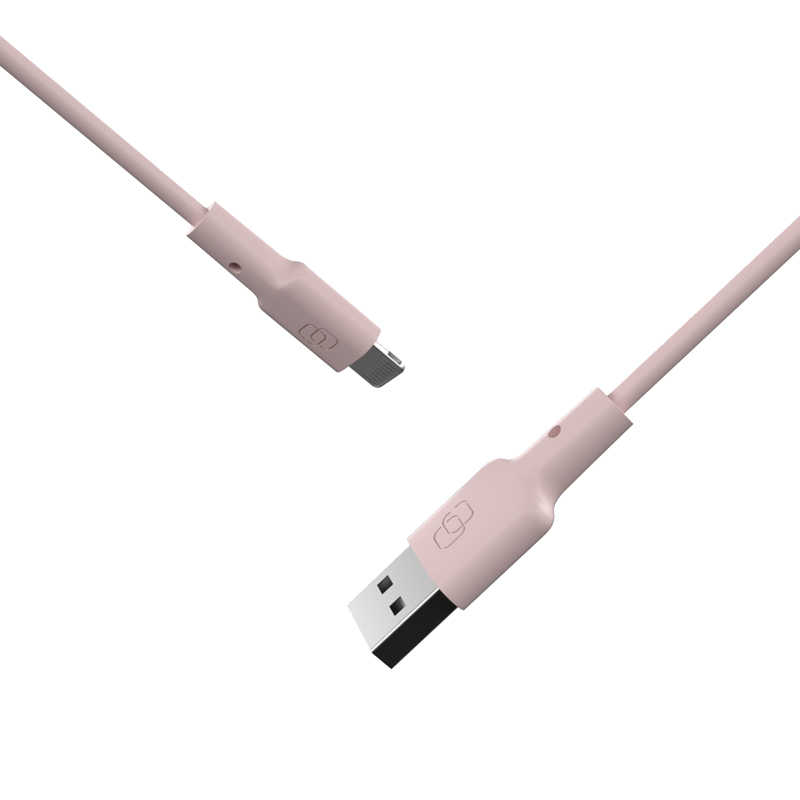 ファンマックスジャパン ファンマックスジャパン CellCube TSUNAGU mayu USB-A to Lightningケーブル(1.0m) CellCube 薄桜 [1m] CCCB05-LC CCCB05-LC