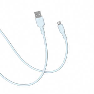 ファンマックスジャパン CellCube TSUNAGU mayu USB-A to Lightningケーブル(1.0m) CellCube 白藍 [1m] CCCB05-LB