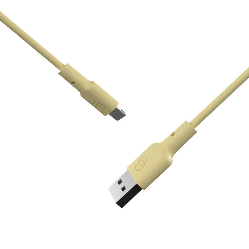 ファンマックスジャパン ファンマックスジャパン CellCube TSUNAGU mayu USB-A to Lightningケーブル(1.0m) CellCube 支子 [1m] CCCB05-LY CCCB05-LY