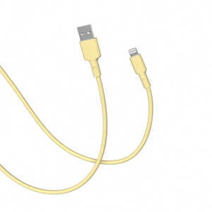 ファンマックスジャパン CellCube TSUNAGU mayu USB-A to Lightningケーブル(1.0m) CellCube 支子 [1m] CCCB05-LY
