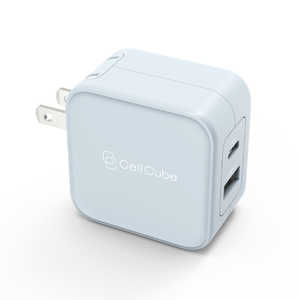 եޥåѥ Cell Cube(륭塼)ޤ߼ץ饰ACŴ PD20W Share USB-C+USB-A -LB  [2ݡ /USB Power Deliveryб] CC-AC04