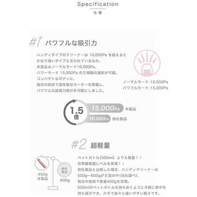 ファンマックスジャパン CellCube ハンディクリーナーCellCube