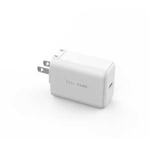 եޥåѥ CellCube ޤ߼ץ饰 ACŴ ®65W/PD1ݡ 1ݡ /USB Power Deliveryб CCAC13-WH