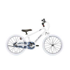 ルイガノ 18型 子供用自転車 (LG WHITE/シングルシフト) 【組立商品につき返品不可】 LG_WHITE K18LITE