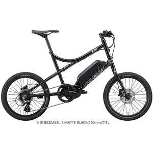 ルイガノ eバイク 電動アシスト自転車 20型 EASEL-E ミニベロ(MATTE LG BLACK/フレームサイズ390mm/外装8段変速) 2021年モデル【組立商品につき返品不可】 EASEL_E_390