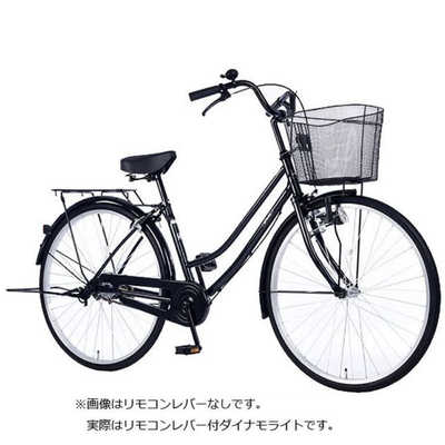 あさひ 自転車 アフィッシュW BAA270-O ［27インチ］ ブラック 【組立 