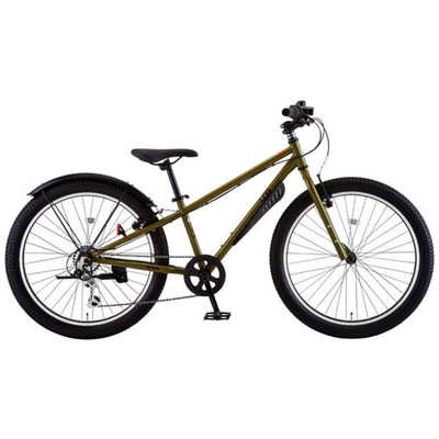 あさひ 24型 子供用自転車 LOG Jr. ログ ジュニア(外装6段変速) カーキ