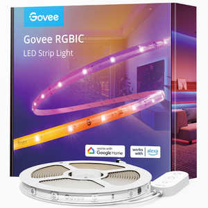 SHENZHENINTELLIROCKS Govee LED リボンライト (RGBーIC 5m) GvLEDﾘﾎﾞﾝﾗｲﾄ
