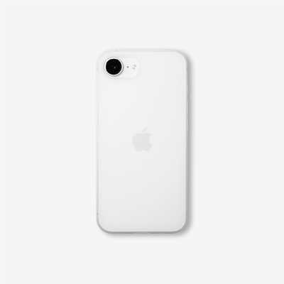 iPhone16e 本体128GB SIMフリー CASEFINITEケース付 CASEFINITE iPhone16e ケース フロストエア アイスホワイト FA16E61W