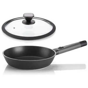 グッチーニ IH対応 蓋付フライパン24cm COOK&SPACE グレー [IH対応] 09932433-L