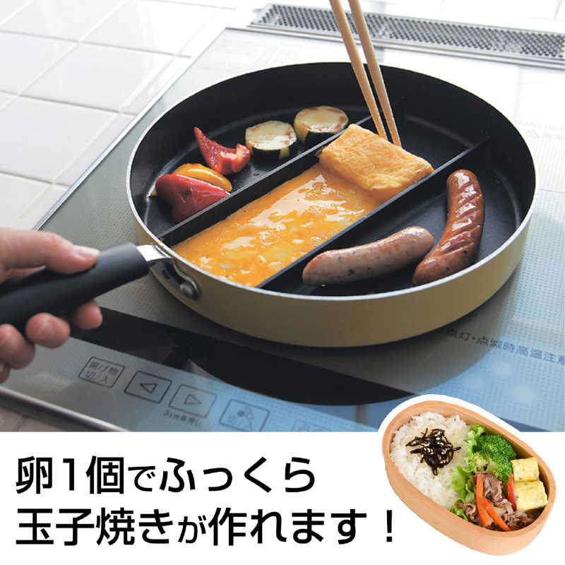 TOTSUBOSHI TOTSUBOSHI センターエッグトリプルパン ［IH対応］ T021 T021