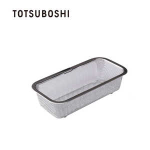 TOTSUBOSHI (T)お料理はかどる 脚付き角ザル1/3 T-037