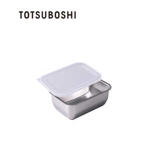 TOTSUBOSHI お料理はかどる 蓋付き角バット1/4 T-039