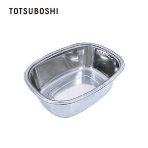 TOTSUBOSHI (T)脚付ステン洗い桶(袋入れ) T-92116