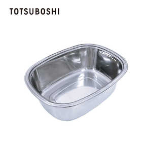 TOTSUBOSHI (T)脚付ステン洗い桶(袋入れ) T-92116 TOTSUBOSHI (T)脚付ステン洗い桶(袋入れ) T-92116