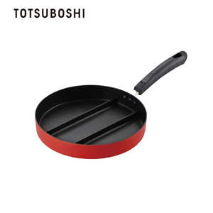 TOTSUBOSHI (T)センターエッグパン(ガス用)レッド T-92122