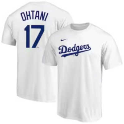 ファナティクス 男女兼用 MLB ドジャース 大谷翔平選手 Tシャツ ネーム 