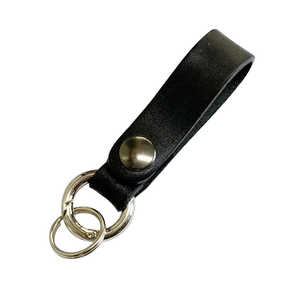 SWING レザーベルトリングカラビナキー ブラック SWING0467 SWING レザーベルトリングカラビナキー ブラック SWING0467