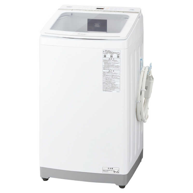 アクア　AQUA アクア　AQUA 全自動洗濯機 Prette プレッテ インバーター 洗濯8.0kg 超音波部分洗浄 AQW-VX8P-W ホワイト AQW-VX8P-W ホワイト