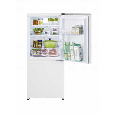 アクア AQUA 冷蔵庫 2ドア 右開き 168L AQR-17NBK-W ホワイト の通販 