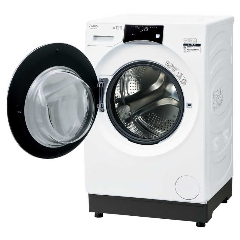 アクア　AQUA アクア　AQUA ドラム式洗濯乾燥機 洗濯12kg 乾燥6kg ヒートポンプ乾燥 (左開き) AQW-SD12P-L-W AQW-SD12P-L-W