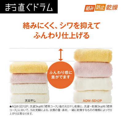 アクア AQUA ドラム式洗濯乾燥機 洗濯12kg 乾燥6kg ヒートポンプ アクア AQUA ドラム式洗濯乾燥機 洗濯12kg 乾燥6kg ヒートポンプ