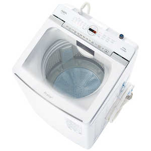 アクア　AQUA 全自動洗濯機 Prette plus 洗濯8kg ホワイト AQW-VX8R-W