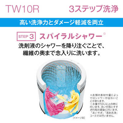 アクア AQUA 縦型洗濯乾燥機 洗濯10.0kg 乾燥5.0kg ヒーター乾燥(排気