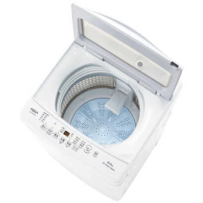 全自動 電気洗濯機 家庭用AQUA 6.0 kg アクア AQUA 全自動洗濯機 洗濯6.0kg ホワイト AQWS6RBK_W の