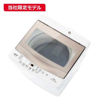 アクア AQUA 全自動洗濯機 洗濯5.0kg ホワイト AQWS5RBK_W の